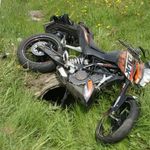 Tragiczny wypadek. Motocyklista zginął na miejscu