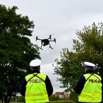 Policja będzie kontrolować pieszych i rowerzystów za pomocą drona