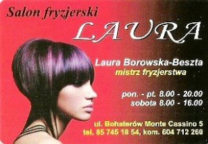 Salon Fryzjerski Laura Uroda Uslugi Kosmetyki Ogloszenia Drobne Bialystok Online Portal Miejski Bialystok Bialystok 4230075 Strona 1