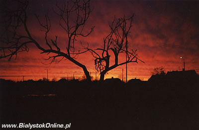 Zachód słońca nad Starosielcami