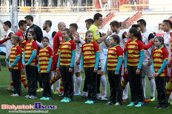 Mecz Jagiellonia Białystok - Zagłębie Lubin