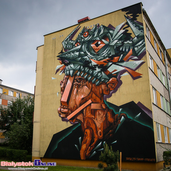 ESSA East Side Street Art - mural na budynku przy ul. Gajowej 77