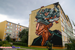 ESSA East Side Street Art - mural na budynku przy ul. Gajowej 77