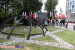 Obchody 71 rocznicy Powstania w Getcie Białostockim pod Pomnikiem Wielkiej Synagogi przy ul. Suraskiej