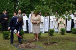 Bronisław Komorowski z małżonką uczestaniczyli w uroczystościach na Św. Górze Grabarce