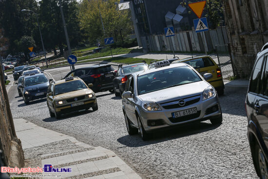 Protest taksówkarzy