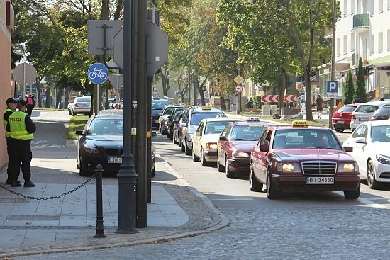 Protest taksówkarzy