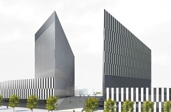 Intermodalny węzeł komunikacyjny. Wizualizacje