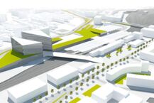 Intermodalny węzeł komunikacyjny. Wizualizacje