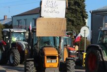 Protest rolników w Knyszynie