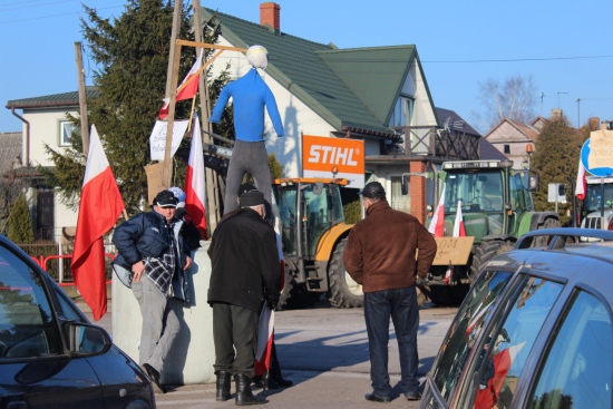 Protest rolników w Knyszynie