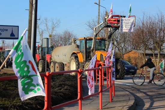 Protest rolników w Knyszynie