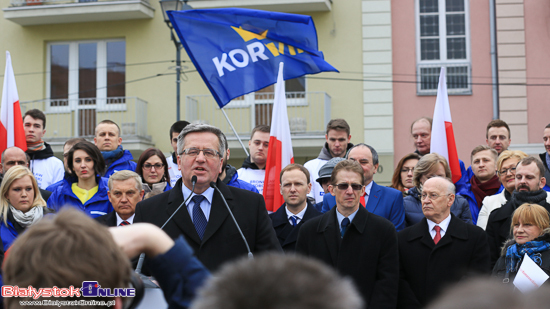 Bronisław Komorowski w Białymstoku