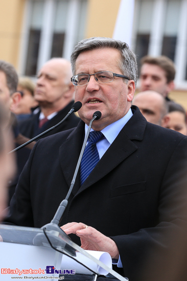 Bronisław Komorowski w Białymstoku