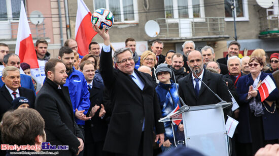 Bronisław Komorowski w Białymstoku
