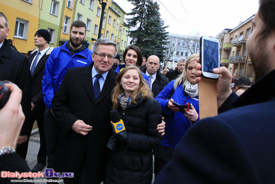 Bronisław Komorowski w Białymstoku