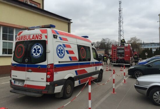 Pożar w zakładzie energetycznym