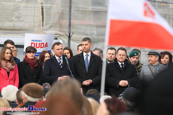 Andrzej Duda w Białymstoku