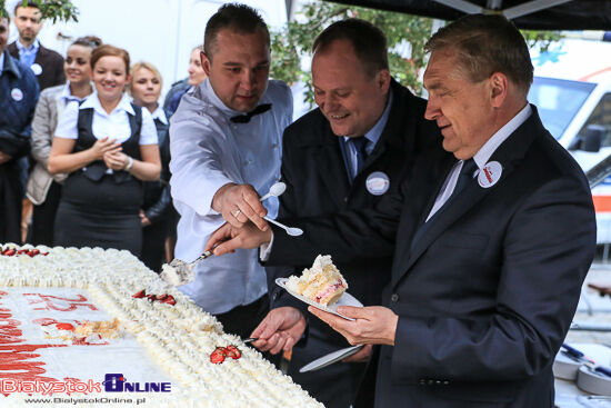 Andrzej Piaseczny na Rynku Kościuszki
