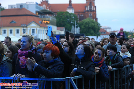 Andrzej Piaseczny na Rynku Kościuszki