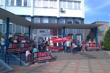 Protest mieszkańców przeciwko budowie krematoriów