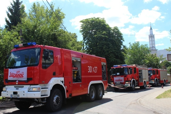 Pożar przy ul. Żabiej