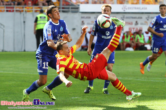 Ekstraklasa. Jagiellonia Białystok - Ruch Chorzów