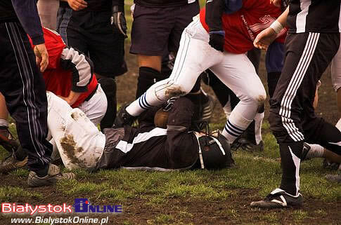 Mecz futbolu amerykańskiego