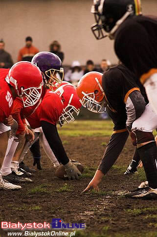Mecz futbolu amerykańskiego