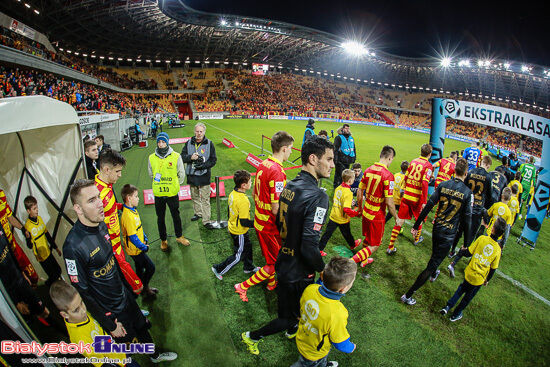 Mecz Jagiellonia Białystok - Cracovia Kraków