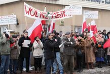 Manifestacja w obronie mediów publicznych