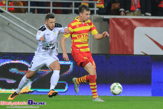 Mecz Jagiellonia Białystok - Górnik Łęczna