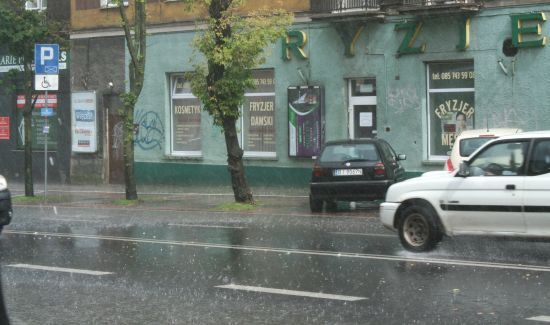 Ulewa w Białymstoku
