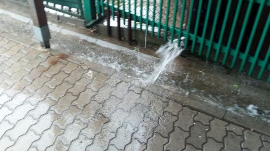 Ulewa w Białymstoku