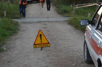 Łozowo. Wypadek na przejeździe kolejowym