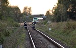 2016.09.14 - Łozowo. Wypadek na przejeździe kolejowym