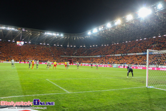 Mecz Jagiellonia Białystok - Legia Warszawa