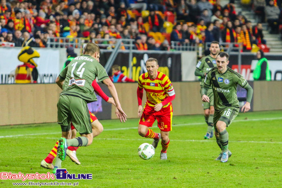 Mecz Jagiellonia Białystok - Legia Warszawa