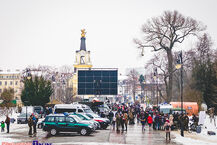 Piknik BezpiecznaPL przed Teatrem Dramatycznym