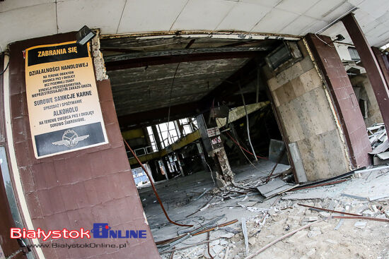 Rozbiórka Dworca PKS w Białymstoku