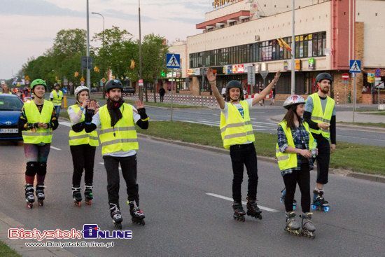 Nightskating Białystok: Fly me to the moon