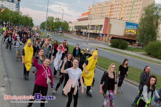 Nightskating Białystok: Fly me to the moon