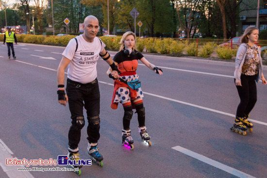 Nightskating Białystok: Fly me to the moon