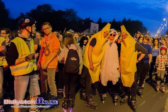 Nightskating Białystok: Fly me to the moon