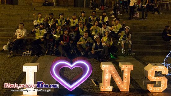 Nightskating Białystok: Fly me to the moon