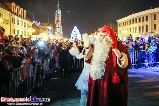 Wizyta Św. Mikołaja w Białymstoku