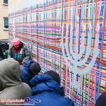 2018.01.26 - Akcja naprawy muralu "Utkany wielokulturowością"