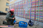 2018.01.26 - Akcja naprawy muralu "Utkany wielokulturowością"