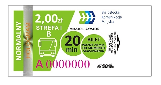 Bilet 20-minutowy normalny