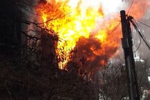 Pożar przy ul. Mohylowskiej